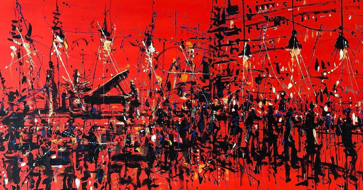 Jazzamoart: el arte de pintar mientras suena la música